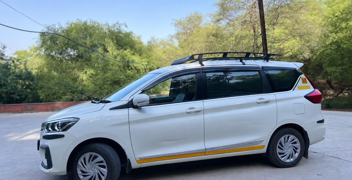 Maruti Ertiga in the SureRide yard, Jaipur