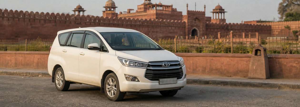 Innova Crysta at Fatehpur Sikri