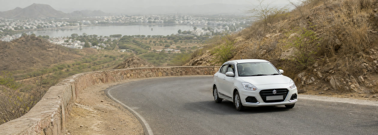 Dzire at Pushkar ghat road