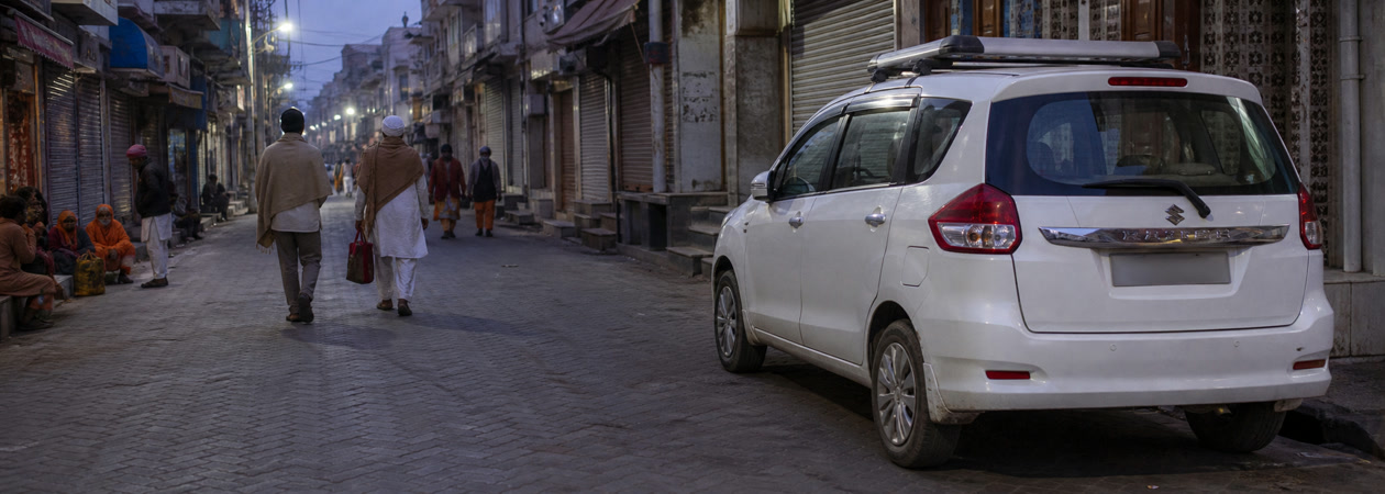 Ertiga at Khatu, early morning